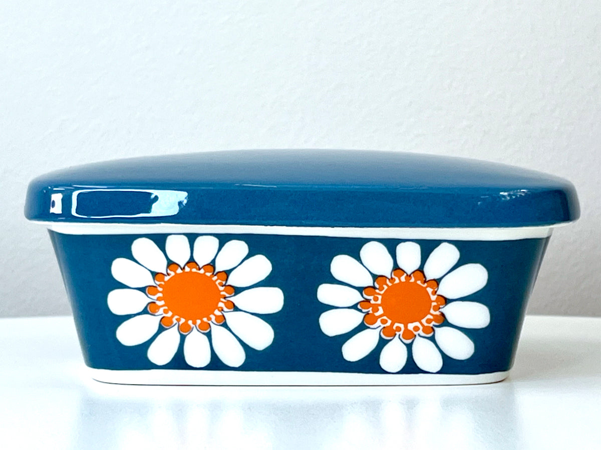 Figgjo (Norway) 'Daisy' Butter Dish Designed by Turi GramstadOliver