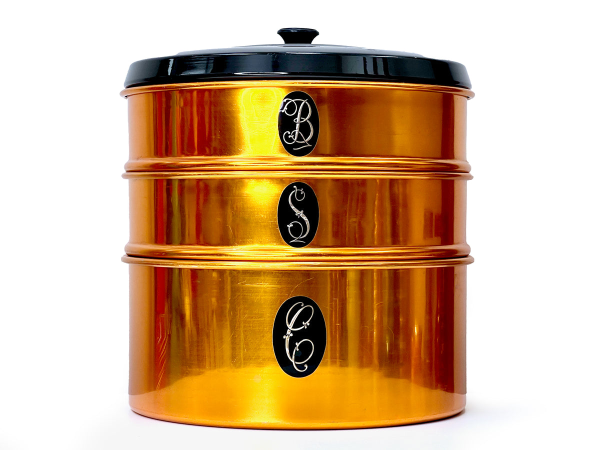 Jason (Australia) 'Model Maid' Anodised Aluminium Canisters (set x3