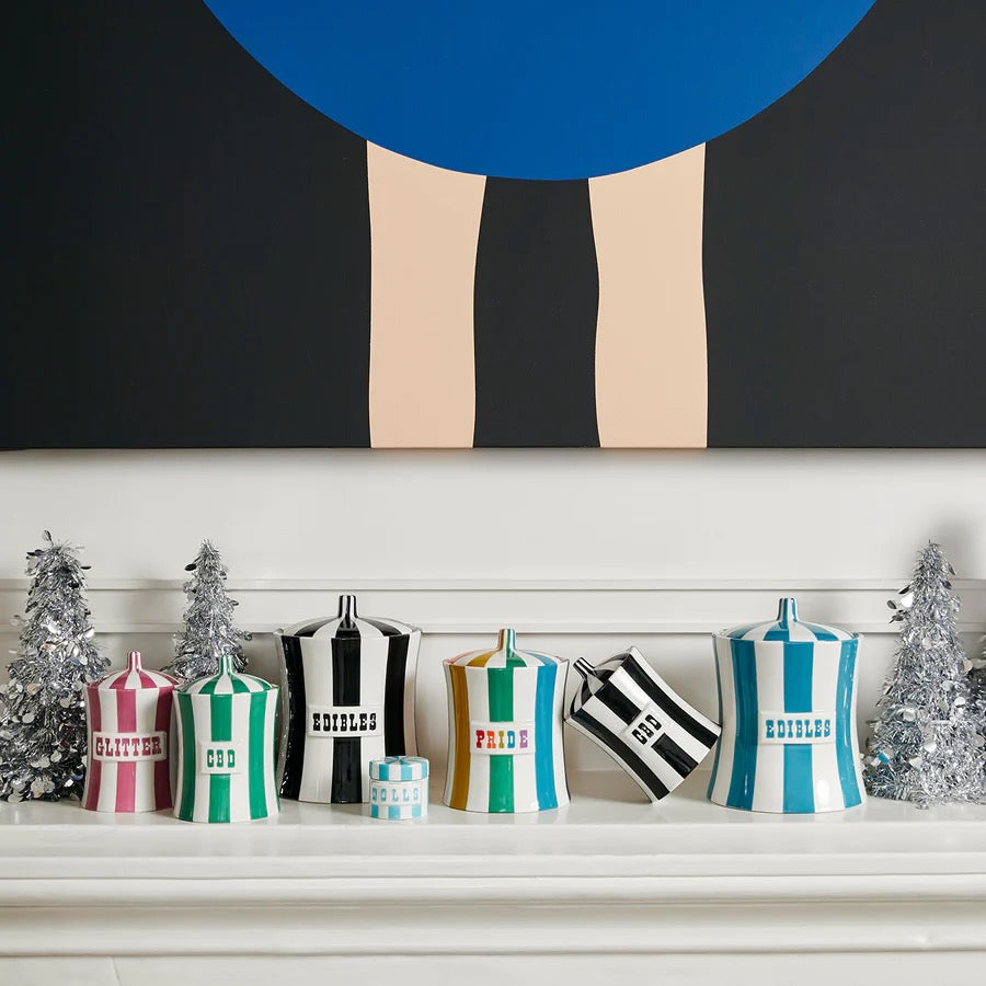 Jonathan Adler (États-Unis) Vice 6" Canister 'Glitter'