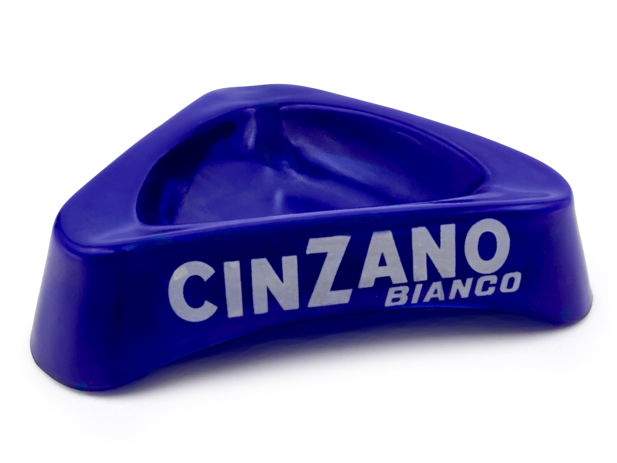Cinzano Bianco 5.5" Ashtray, in Cobalt Blue | Made in France