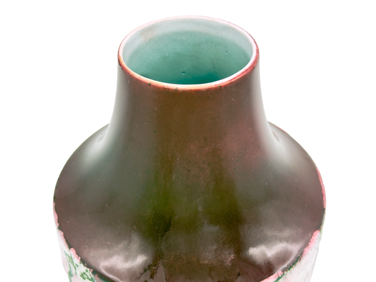 Carstens Tönnieshof (West Germany) 'Malmö' Vase, in Aubergine/Brown | Model #1252-23 *RARE FIND*