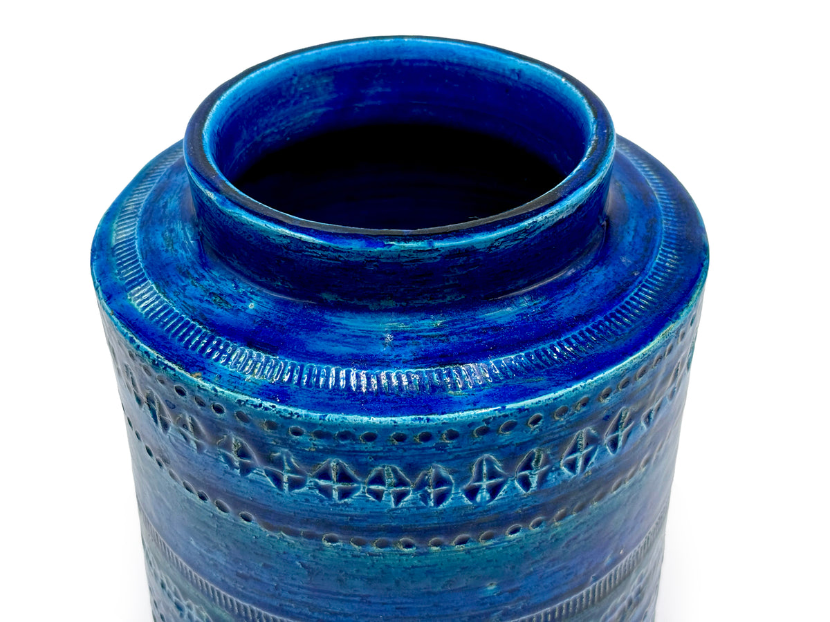 Bitossi (Italy) 'Rimini Blu' 8.5" Vase