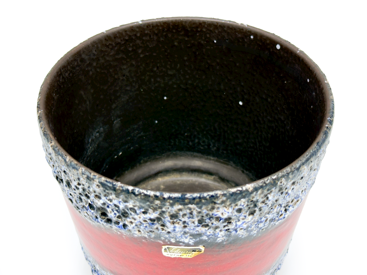 Scheurich (Allemagne de l'Ouest) Vase 'Kosmos', en bleu | Modèle #263-21