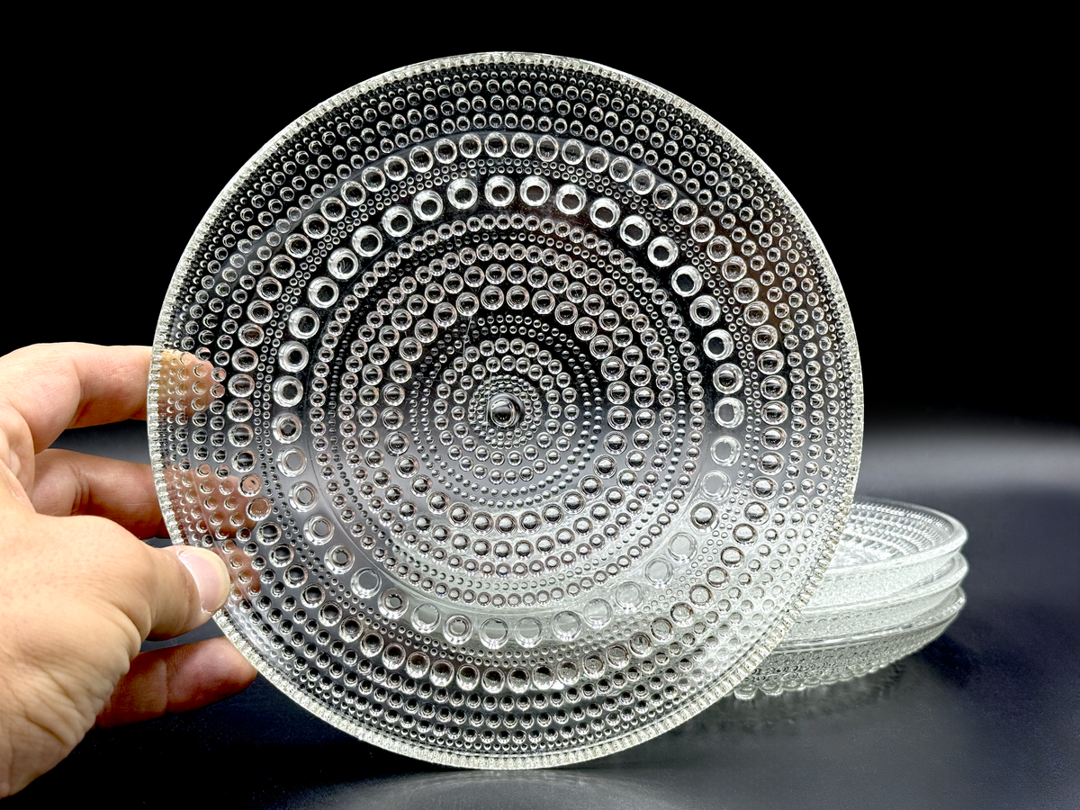 Iittala (Finlandia) 'Kastehelmi' Plato de ensalada de 7" [se vende por separado]