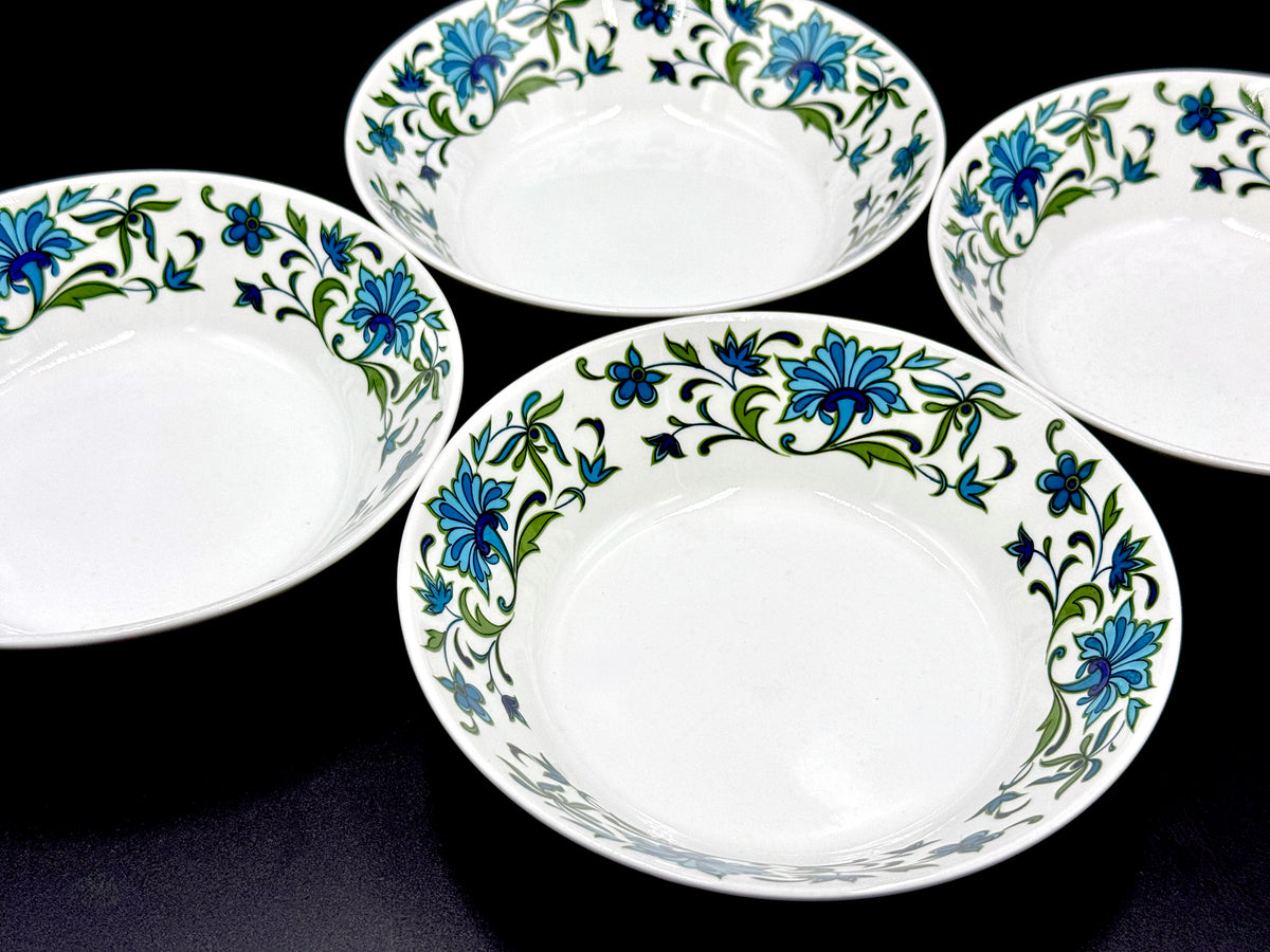 Midwinter (Angleterre) Coupe à fruits/dessert « Jardin espagnol » 14 cm (lot de 4) | Création de Jessie Tait