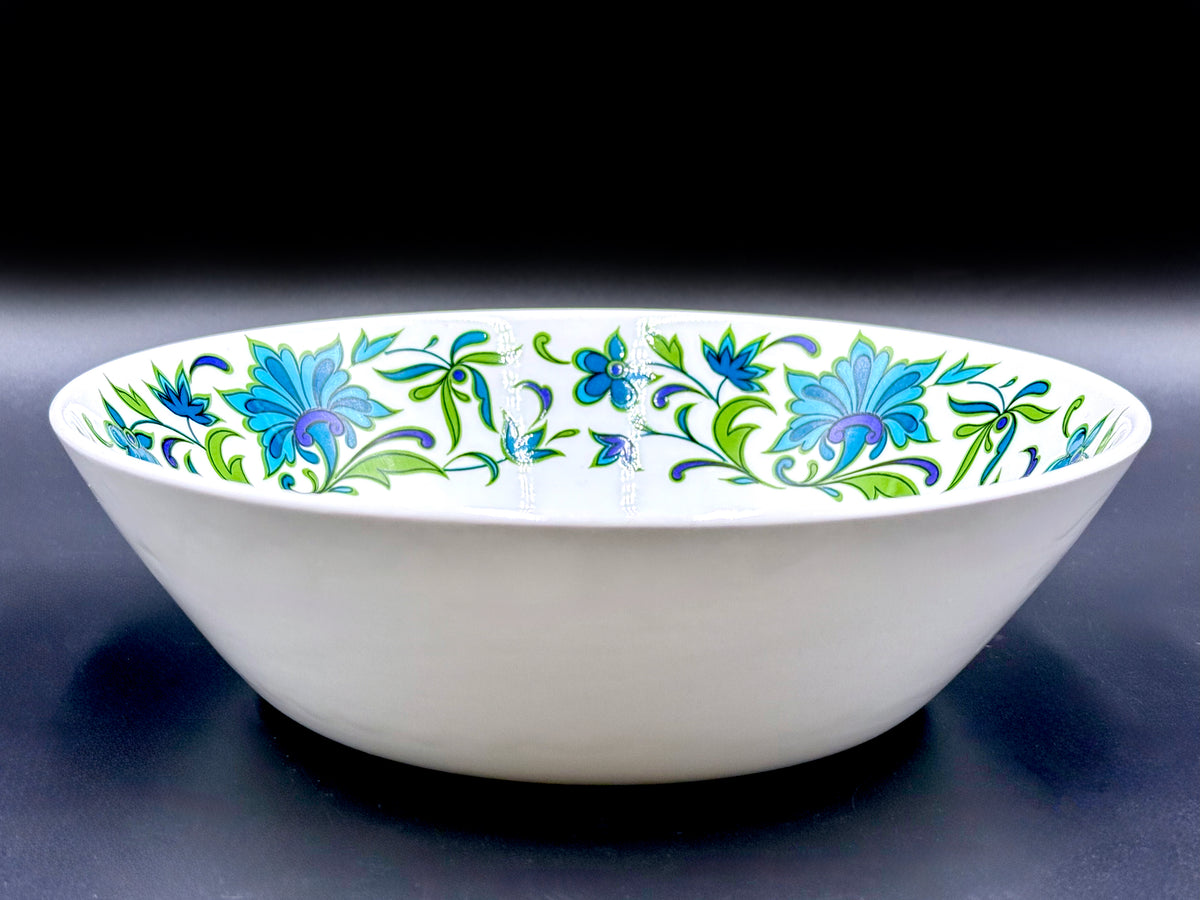 Bol à légumes rond 8" « Jardin espagnol » de Midwinter (Angleterre) | Création de Jessie Tait