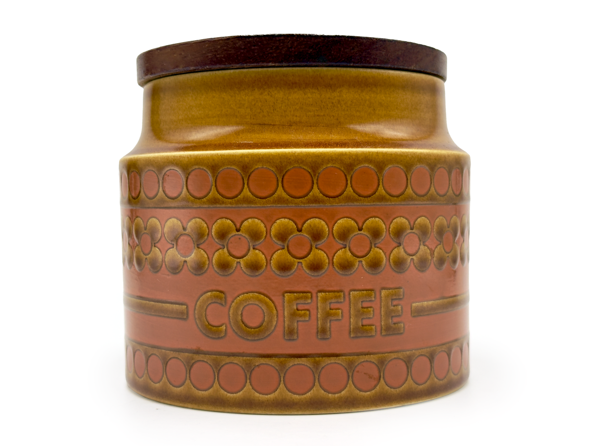 Poterie Hornsea (Angleterre) Petite boîte « Saffron » - Café