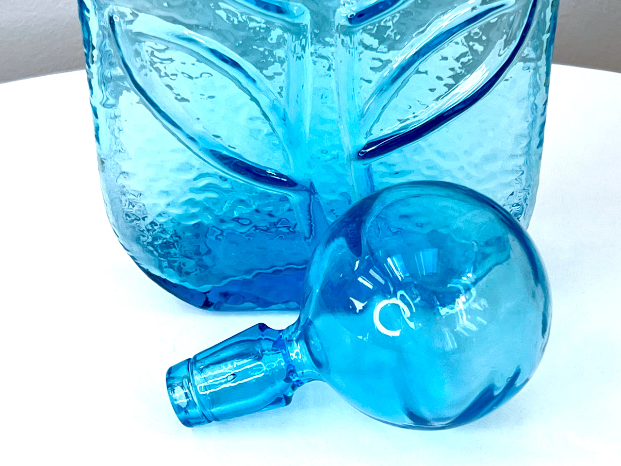 Blenko Glass Ice Blue Water Carafe — Hillyer House