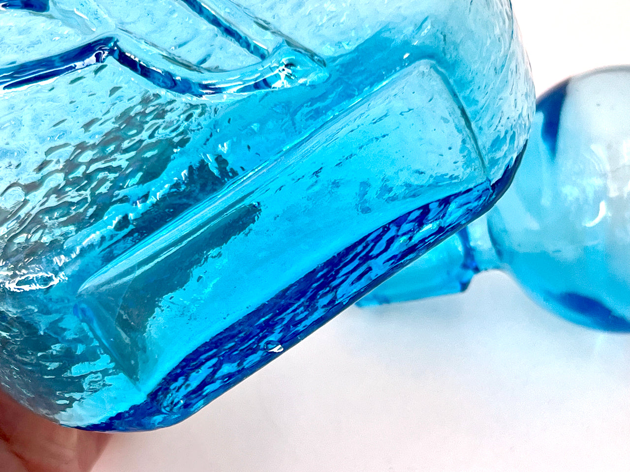 Blenko Glass Ice Blue Water Carafe — Hillyer House