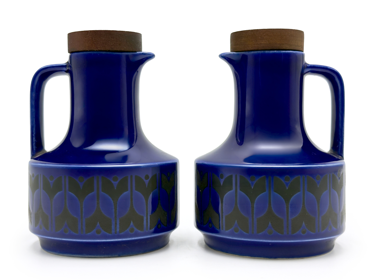 Ensemble à huiliers et vinaigrettes « Heirloom » de Hornsea Pottery (Angleterre), couleur Brun Automne 