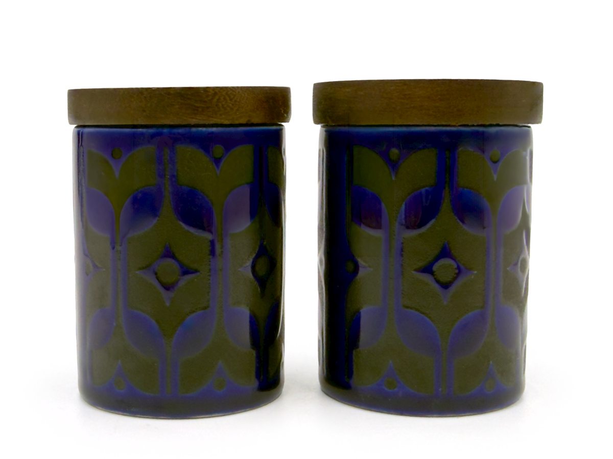 Ensemble à huiliers et vinaigrettes « Heirloom » de Hornsea Pottery (Angleterre), couleur Brun Automne 
