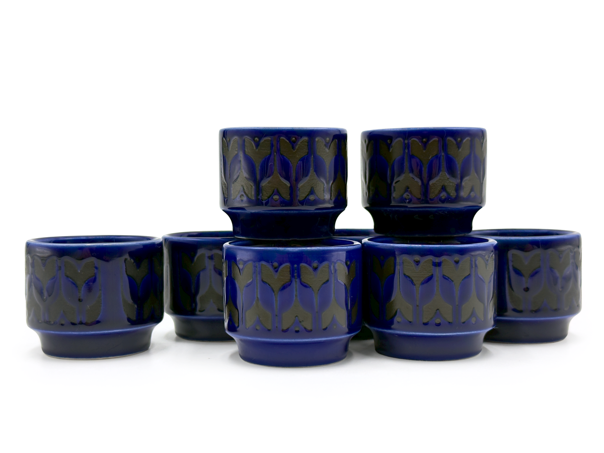 Hornsea Pottery (Angleterre) « Heirloom » couleur brun automne, coquetier [Vendu séparément] 