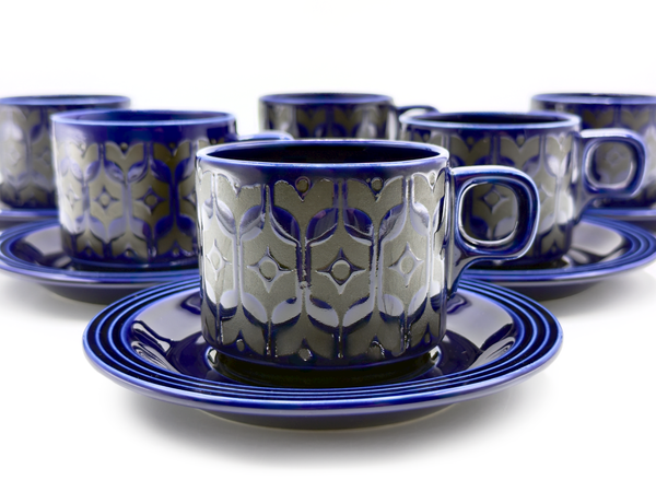 Hornsea Pottery (England) 'Heirloom' in Midnight Blue, Cup and