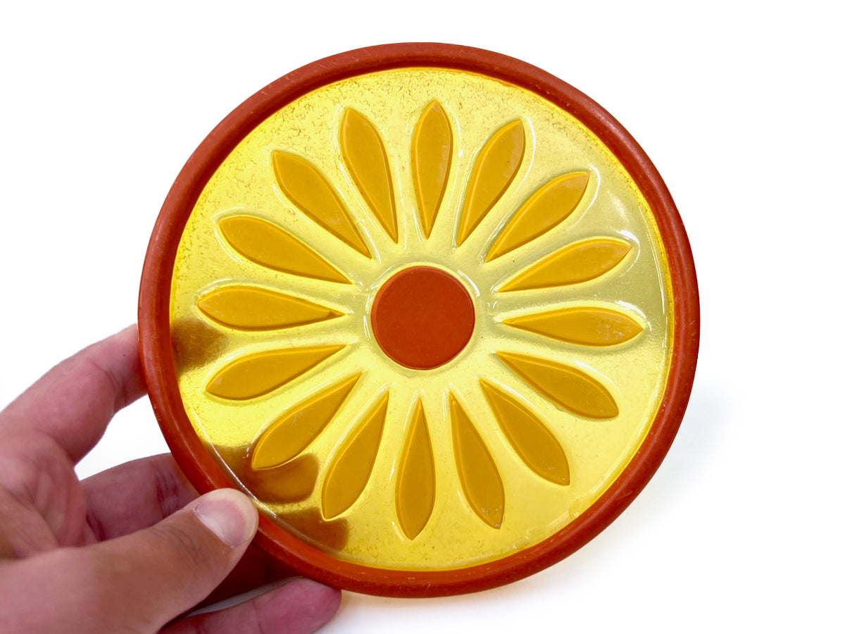 Crystal Craft (Australie) Dessous de plat rond en résine « Daisy »