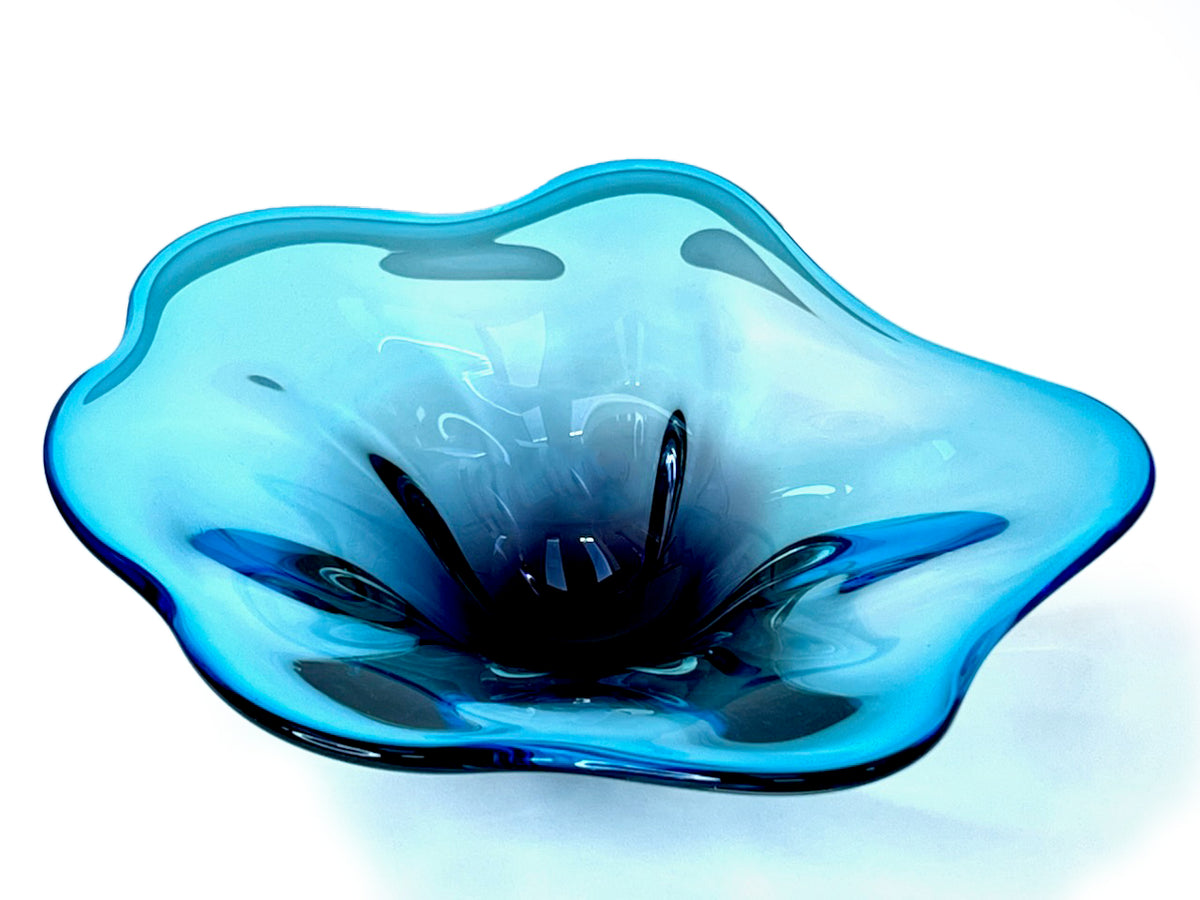 Centre de table en verre artistique Sanyu Glass (Japon) de 30 cm