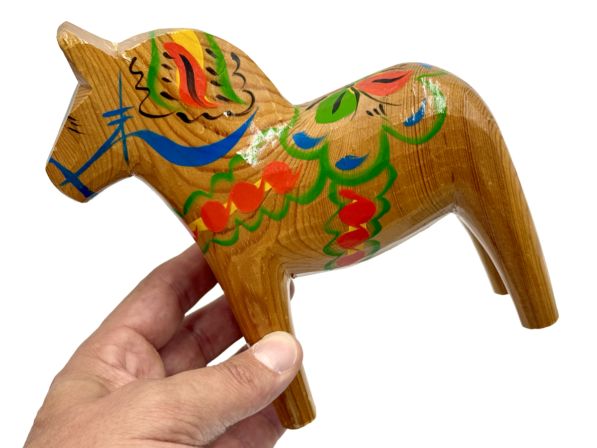 Caballos Dala de madera - Grandes, 16,5 cm (6,5") | Fabricados en Suecia [Se venden por separado]
