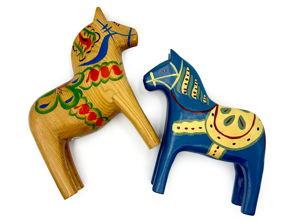 Caballos Dala de madera - Grandes, 16,5 cm (6,5") | Fabricados en Suecia [Se venden por separado]