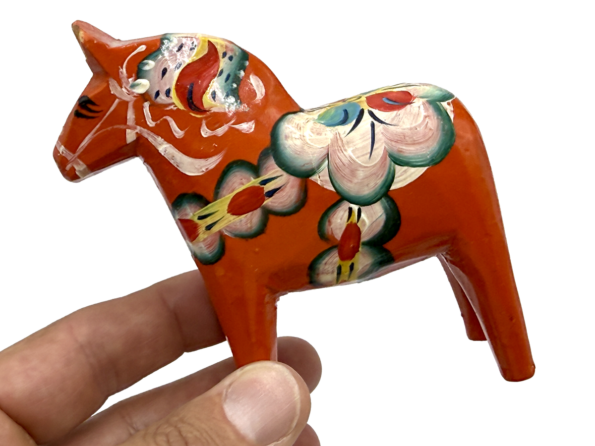 Wooden Dala Horses - Small 4" (10cm) | Made in Sweden [Sold Separately]