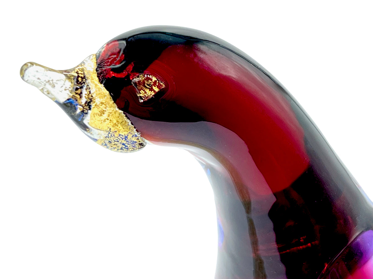 Arte Vetraria Muranese / AVEM (Murano, Italie) Art Glass 8 » Oiseau sur branche *RARE FIND*
