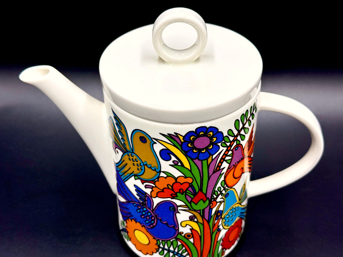 Villeroy &amp; Boch (Luxemburgo) 'Acapulco' Modelo #266/4, Cafetera pequeña, con tapa