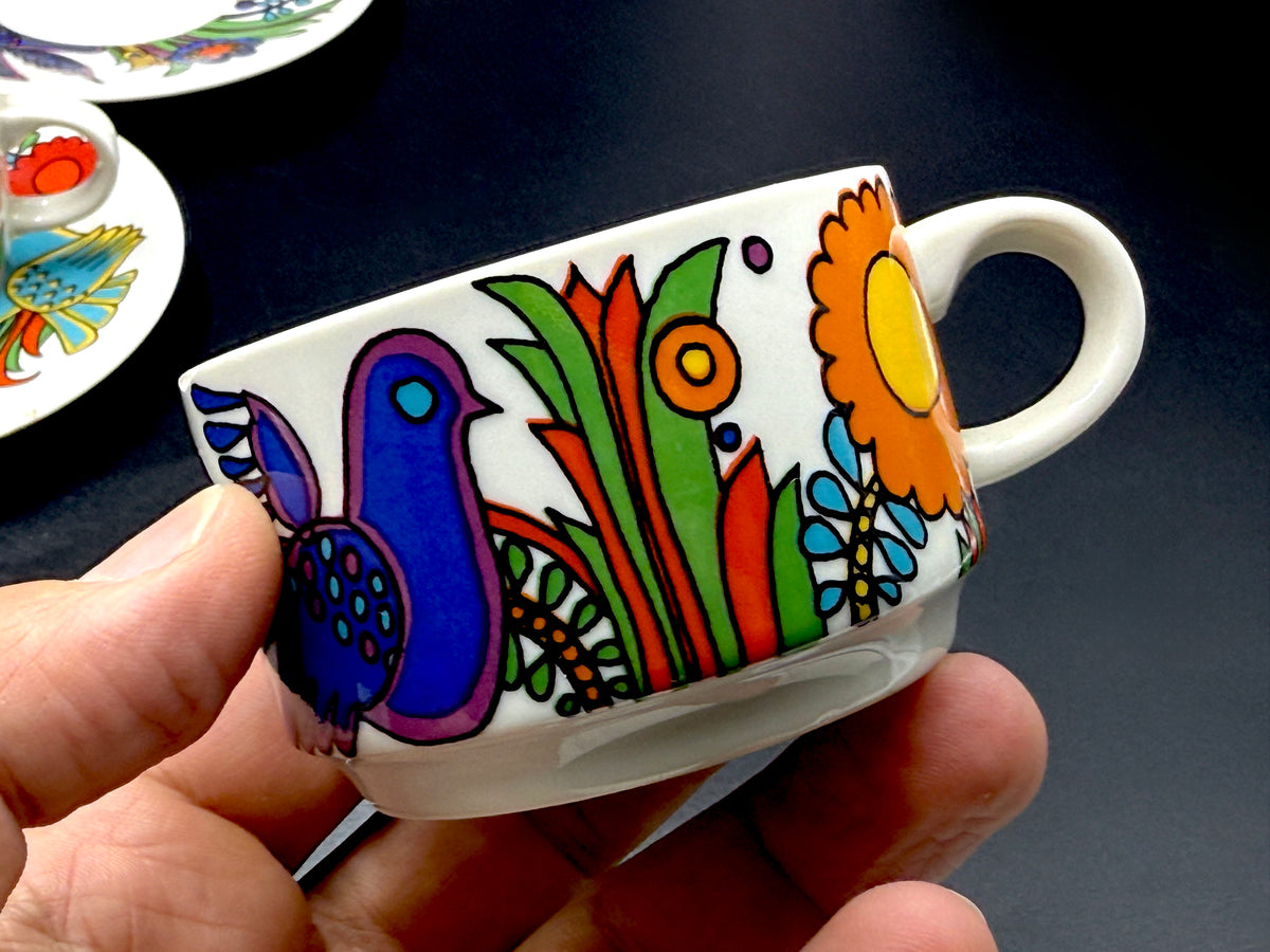 Villeroy &amp; Boch (Luxemburgo) 'Acapulco' Modelo #265/5, Taza Demitasse y Platillo [Se vende por separado]