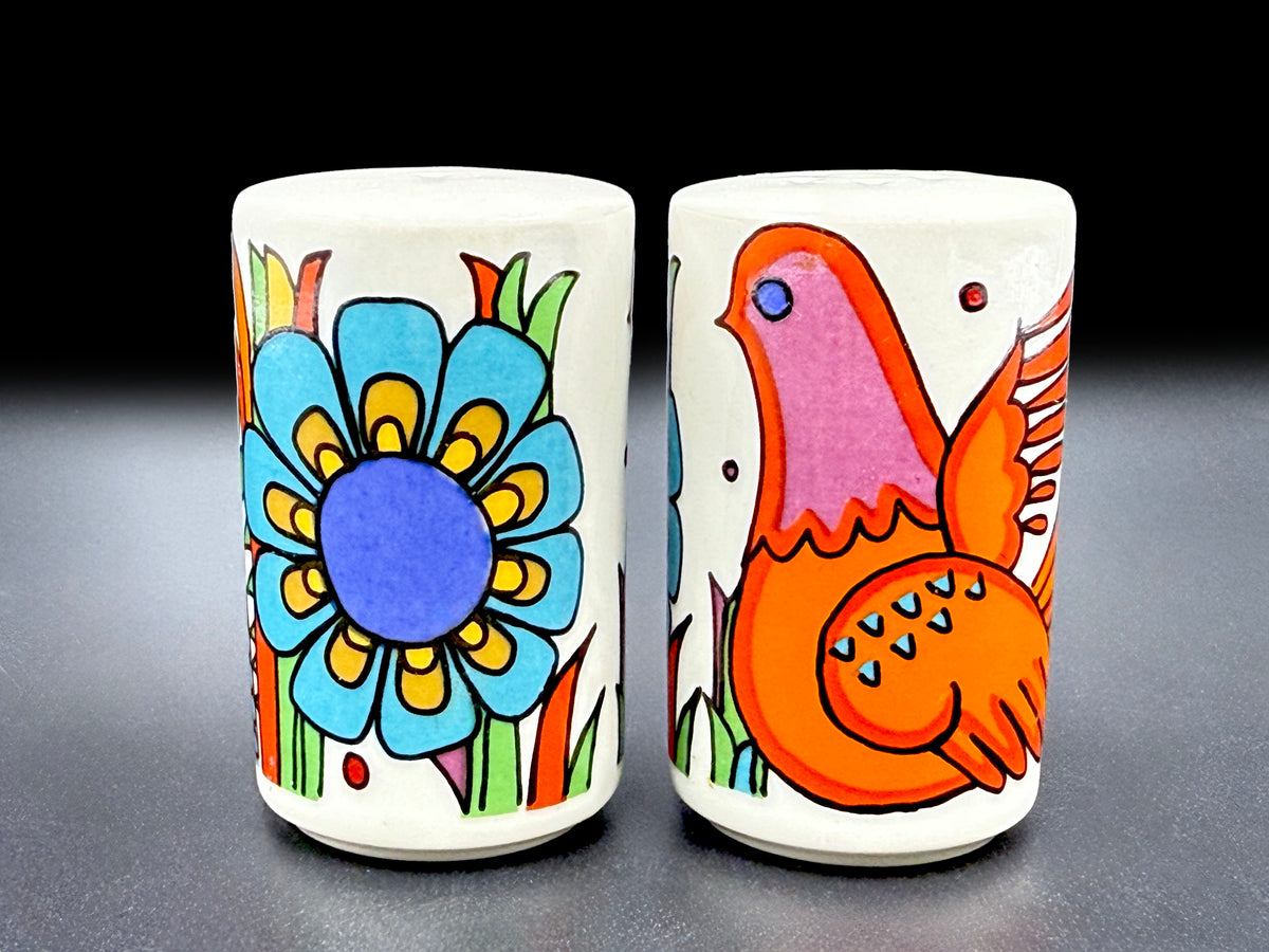 Villeroy &amp; Boch (Luxembourg) Modèle 'Acapulco' #281 &amp; #282, Salières et Poivrières