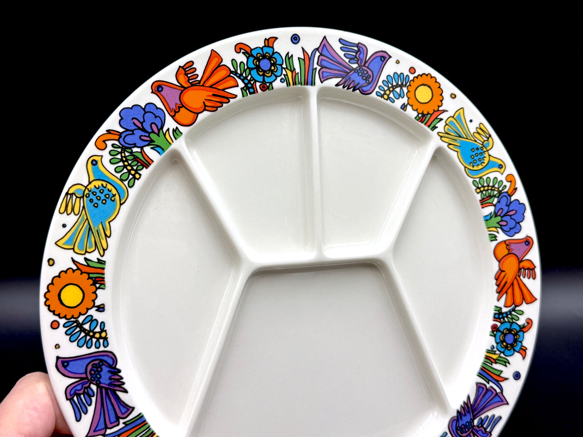 Villeroy &amp; Boch (Luxembourg) 'Acapulco' Modèle #418/1, Assiette à Fondue