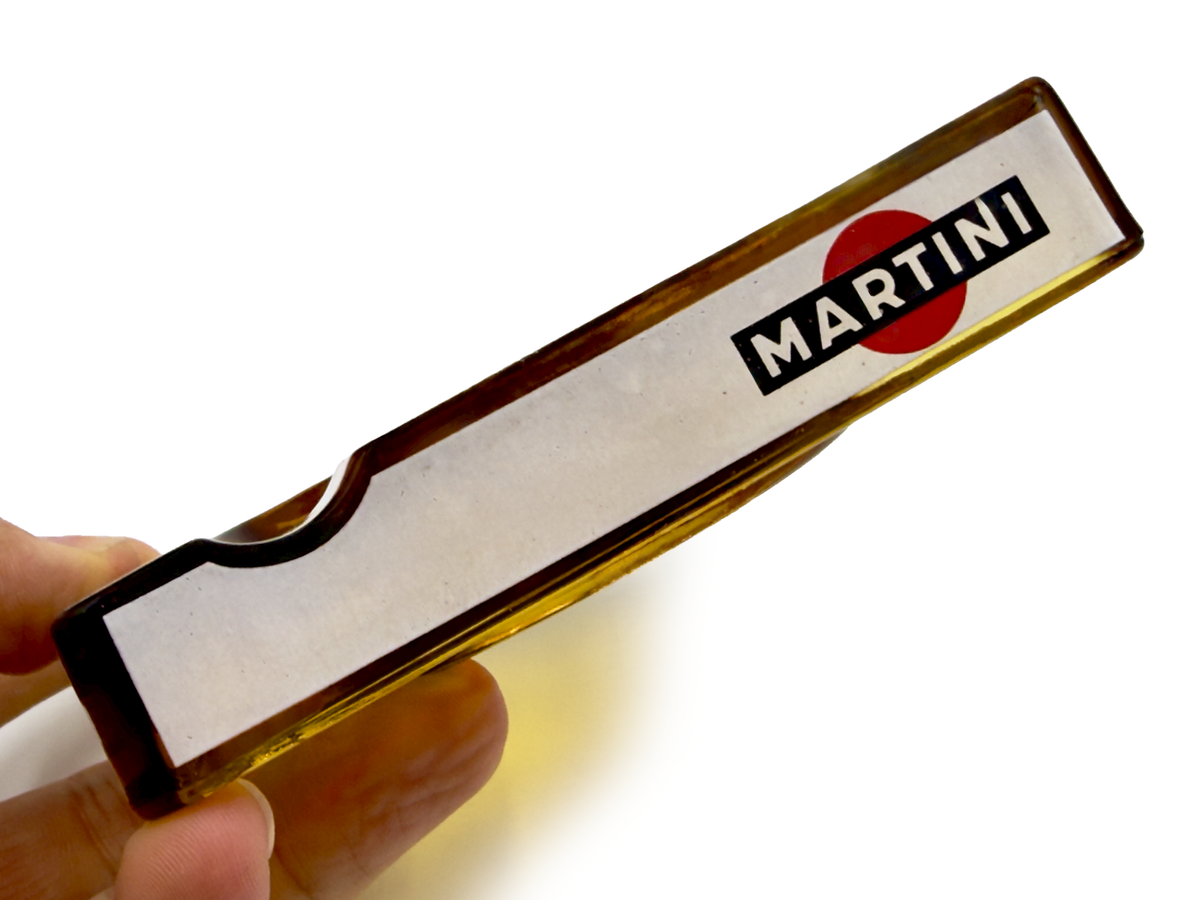 Martini & Rossi 4.5" Ashtray, in Amber | Made in France