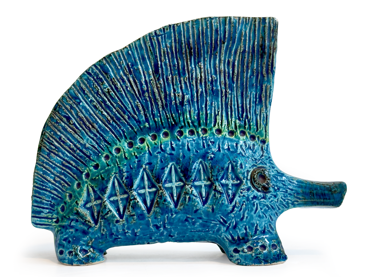 Bitossi (Italy) 'Rimini Blu' 6" Porcupine