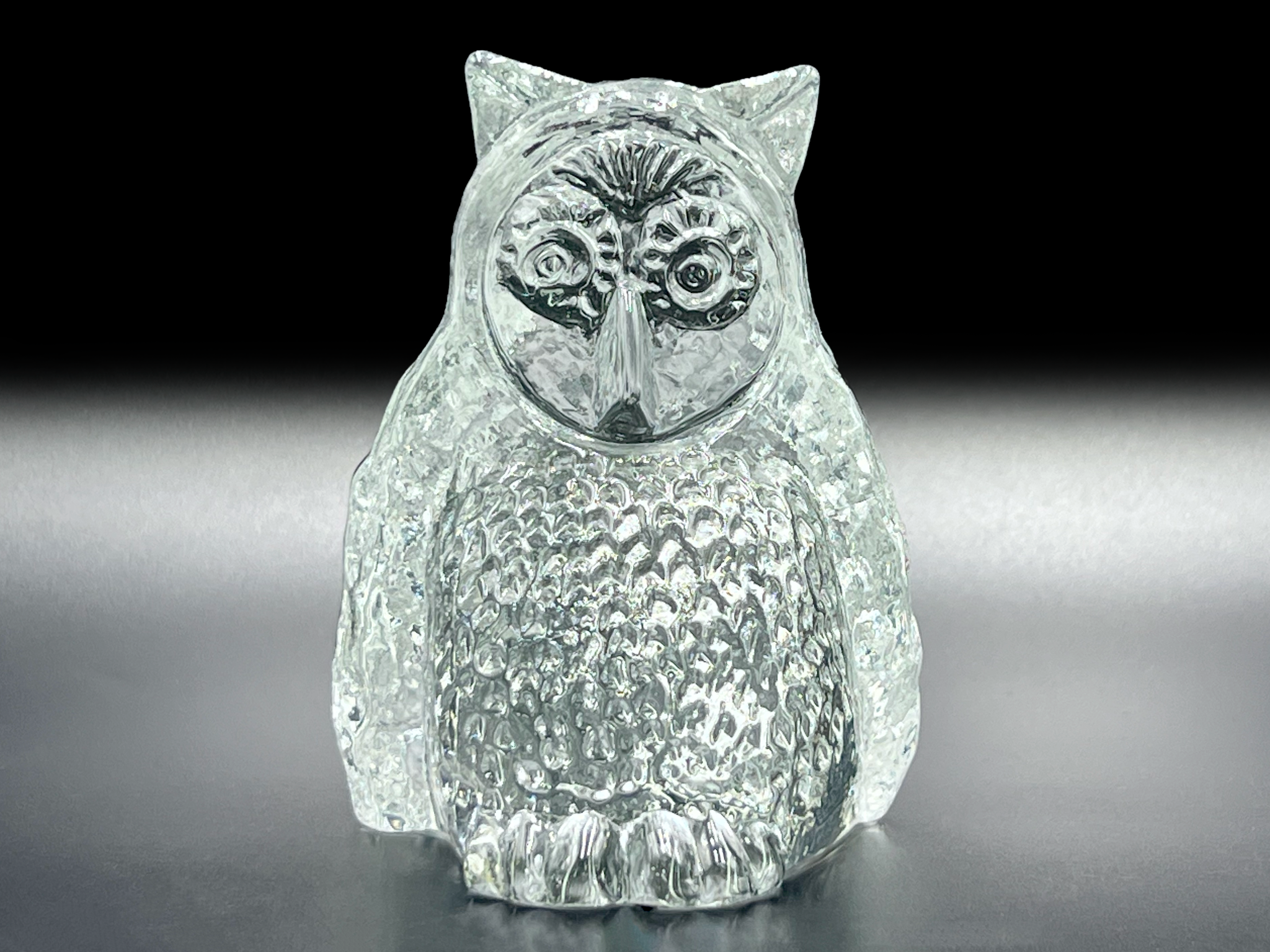 Vintage Waterford Crystal Owl buy Paperweight Figure Retired Waterford Mark 4