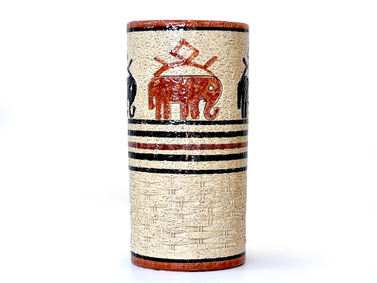 Bitossi (Italy) 'Wicker' 8.5" Vase