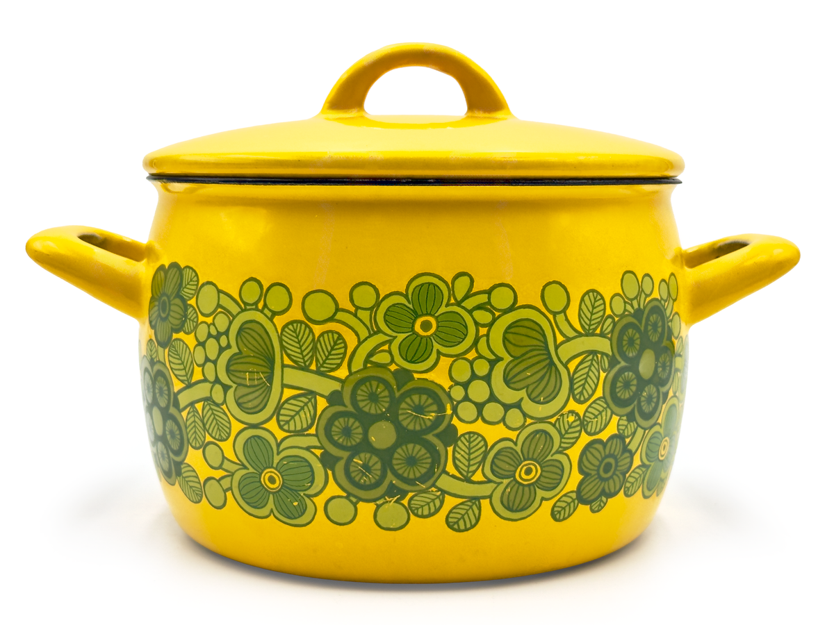 Finel (Finlandia) 'Primavera' Olla de esmalte de 3,5 L *ENCUENTRO RARO*