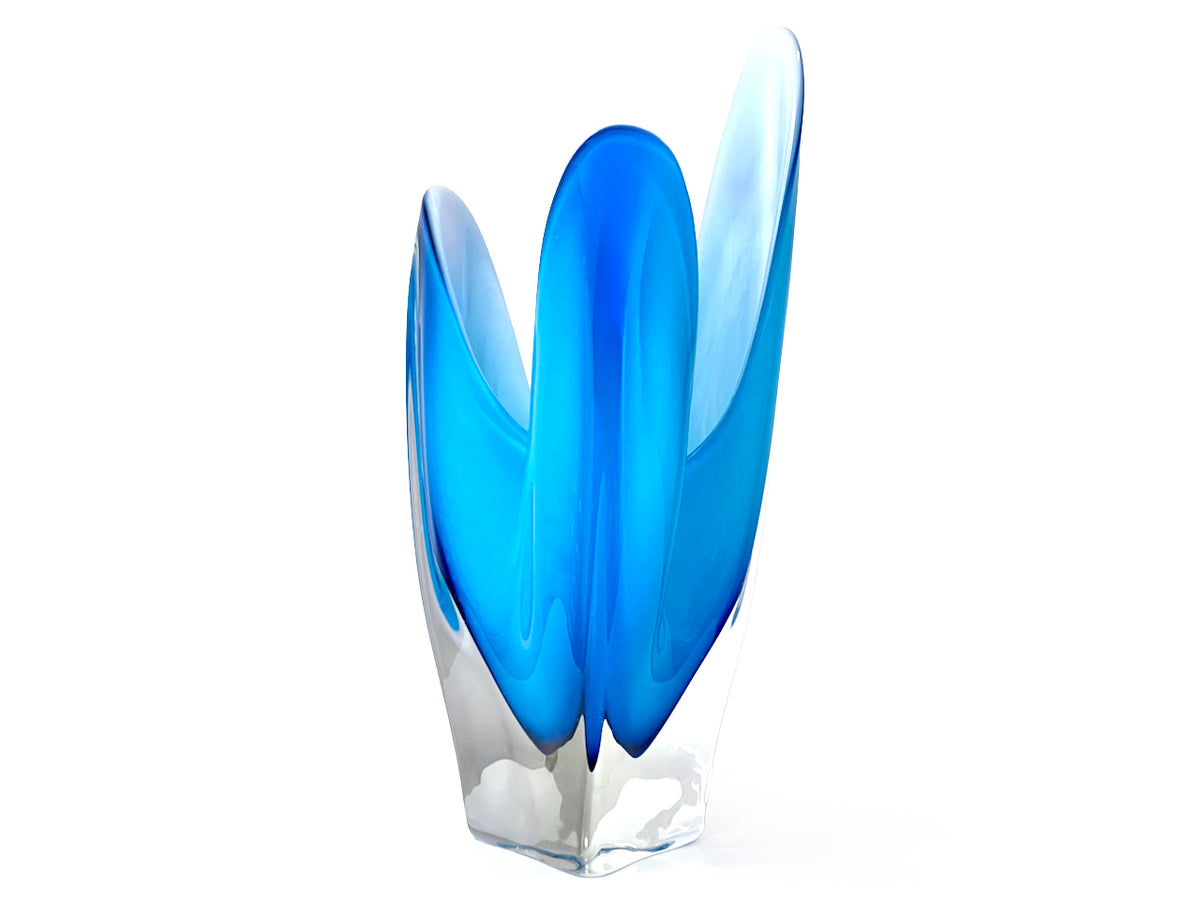Iwatsu Glass (Japón) de su gama Hineri | Centro de mesa de vidrio artístico