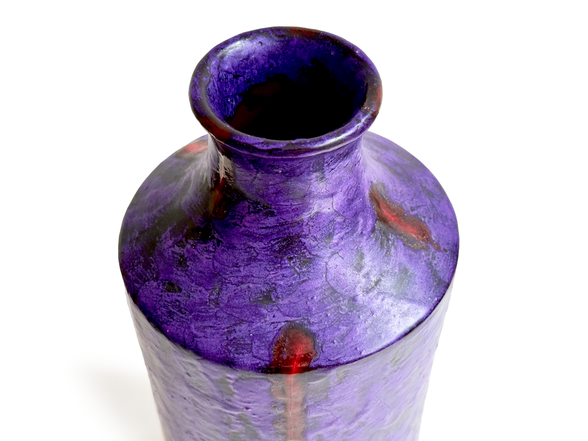 Bitossi (Italy) 13" Vase, in Purple/Red *RARE FIND*