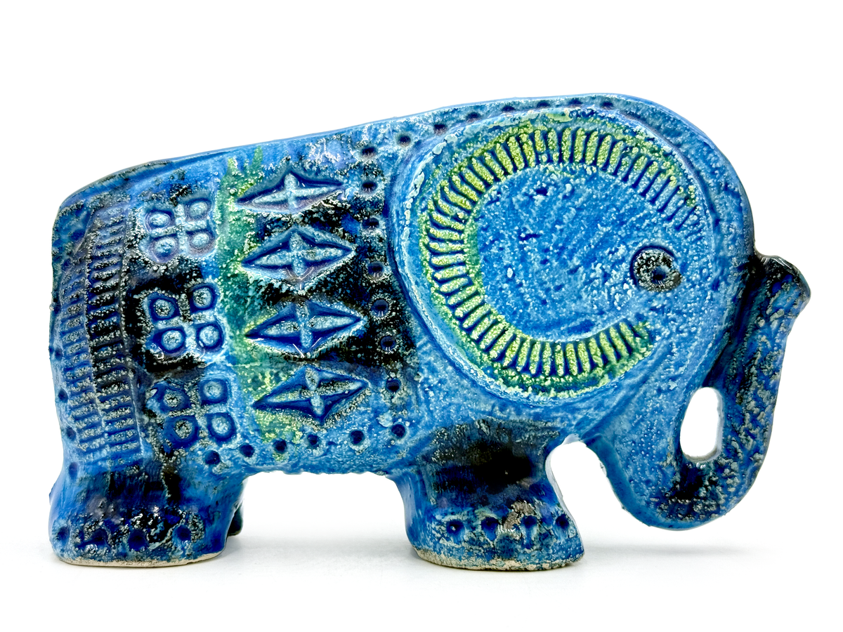 Bitossi (Italy) 'Rimini Blu' 6" Elephant