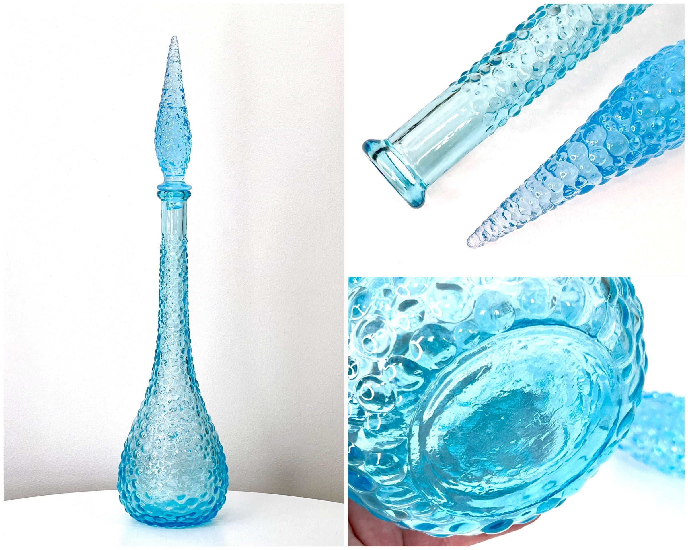 Tall 22 Empoli Decanter/Bottle, in Ice Blue