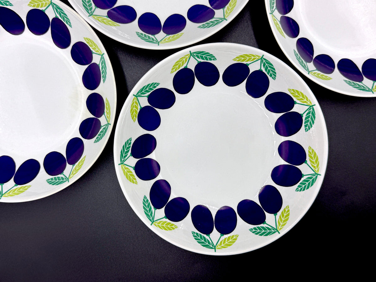 Arabia (Finland) 'Luumu' (Plum) from the 'Pomona' series, 7" Coupe Soup Bowl [Sold Separately] *RARE FIND*