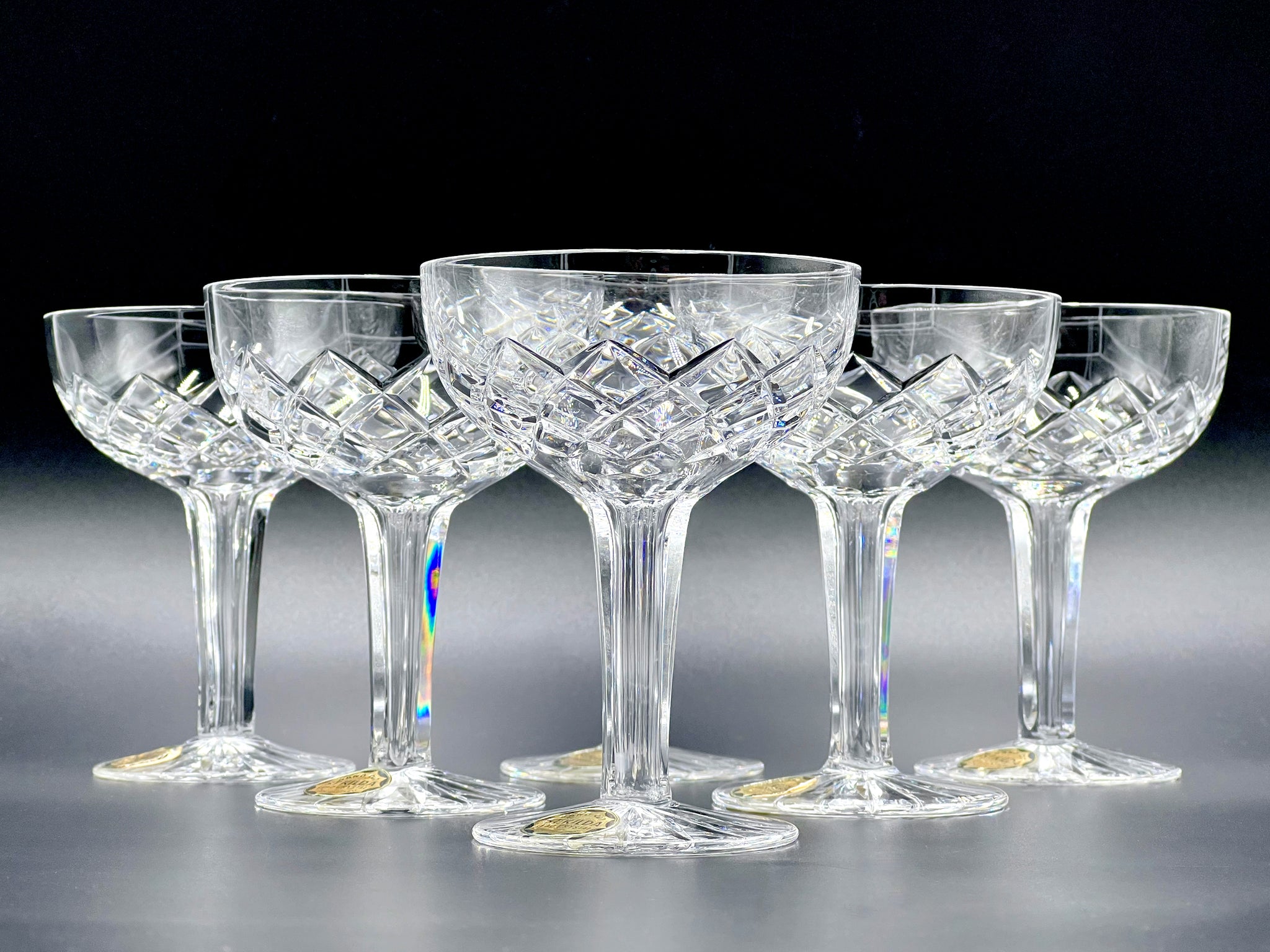 BOHEMIA CRYSTAL 暖か レッドクリスタル 大鉢