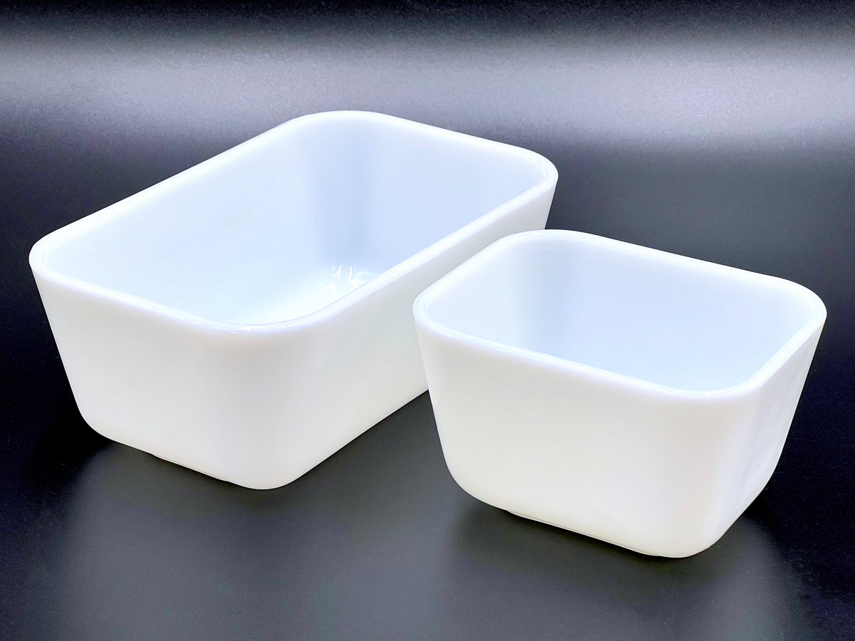 Platos para refrigerador PYREX (EE. UU.) 'Opal' (juego de 2) | Modelos n.° 501 y n.° 502