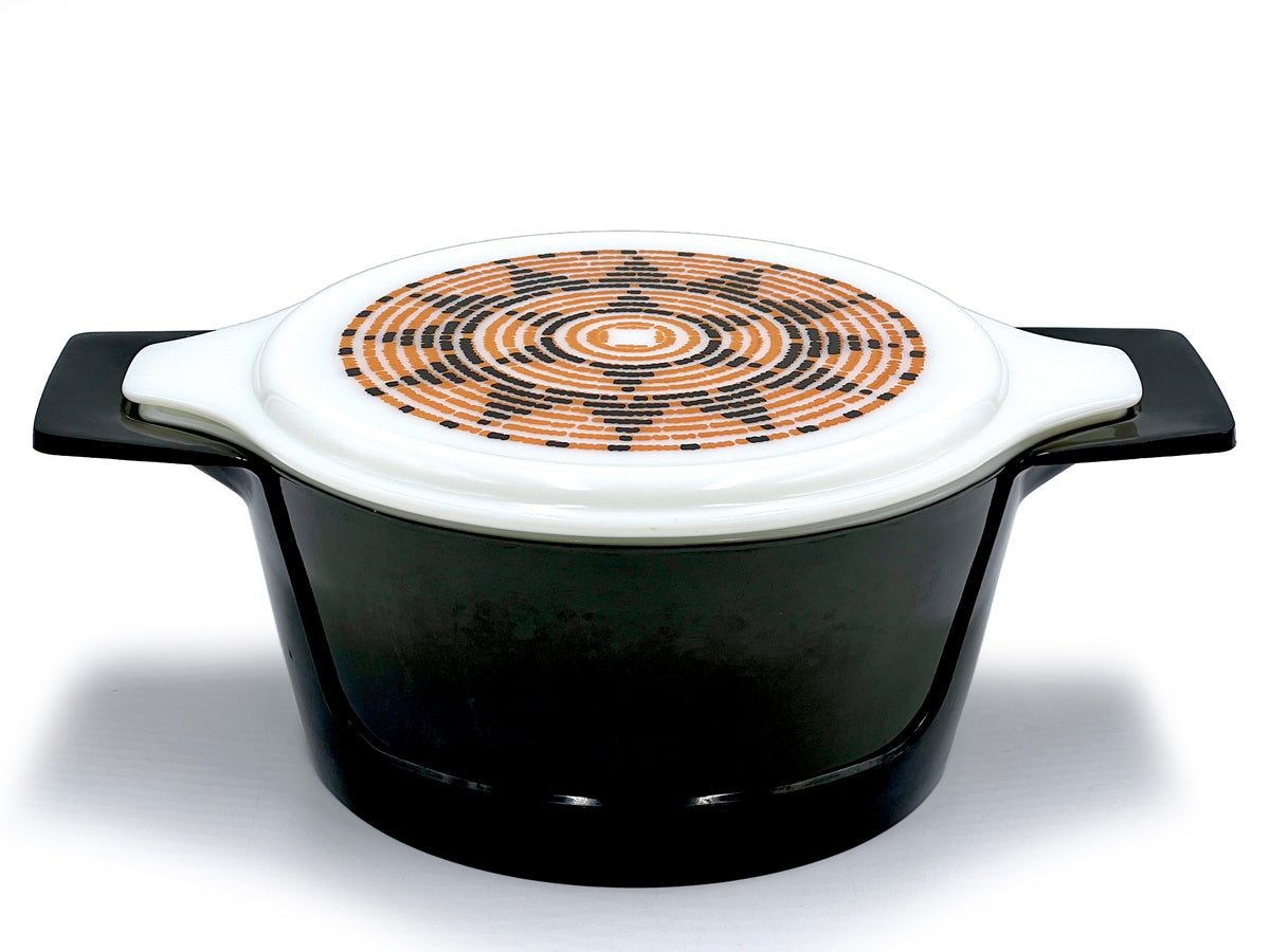 Cacerola redonda con base 'Pueblo' de PYREX (EE. UU.) | Modelo n.° 475