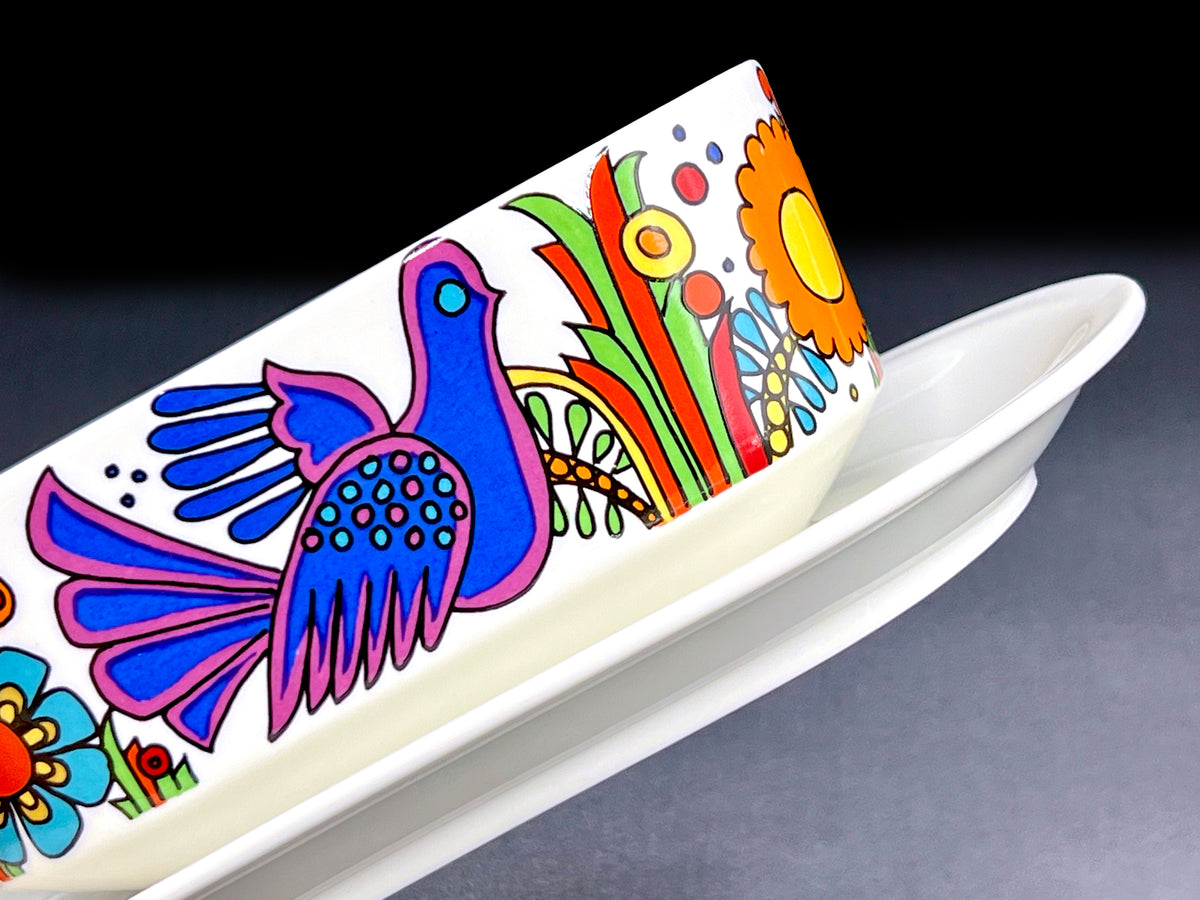 Villeroy &amp; Boch (Luxembourg) Saucière et sous-assiette 'Acapulco'