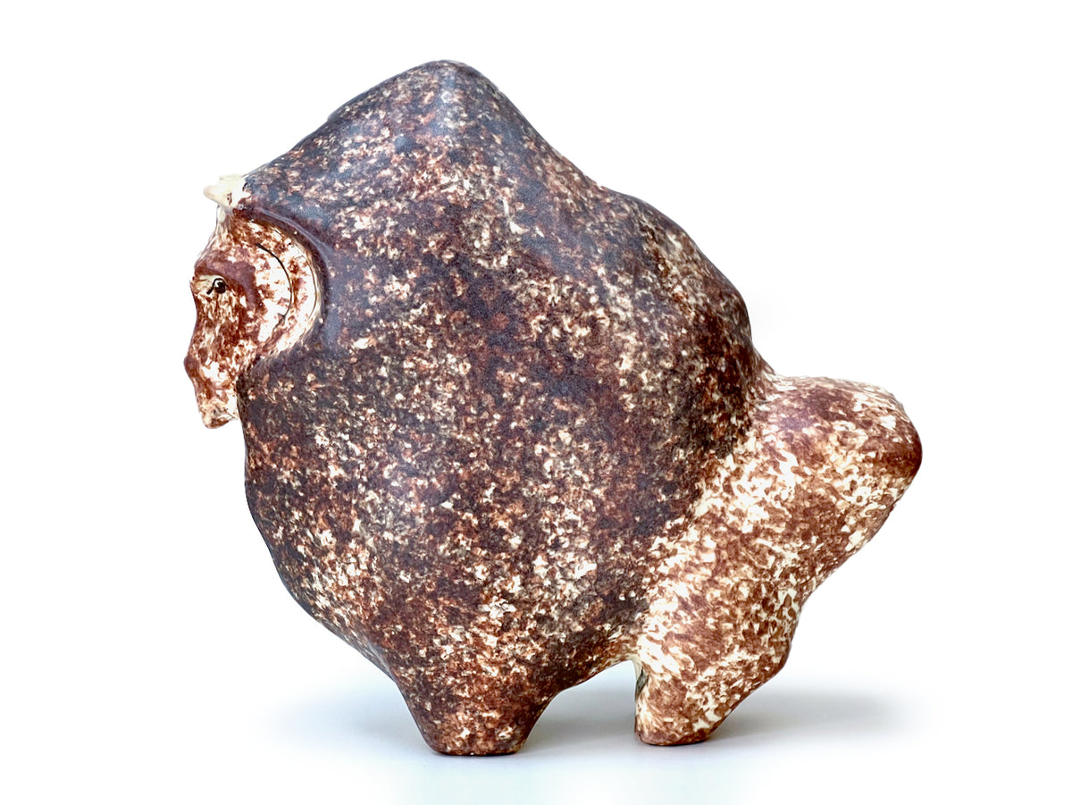 Marc Bellaire (USA) 10" Ceramic Bison Figurine (#3)