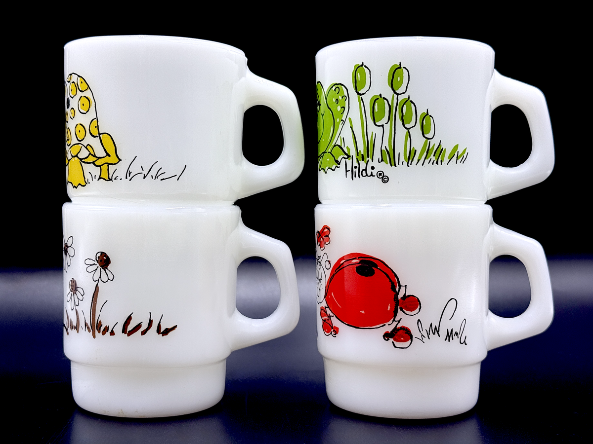 Mug à café Anchor Hocking / Fire-King (USA) « Super Fruit » [Vendu séparément] 