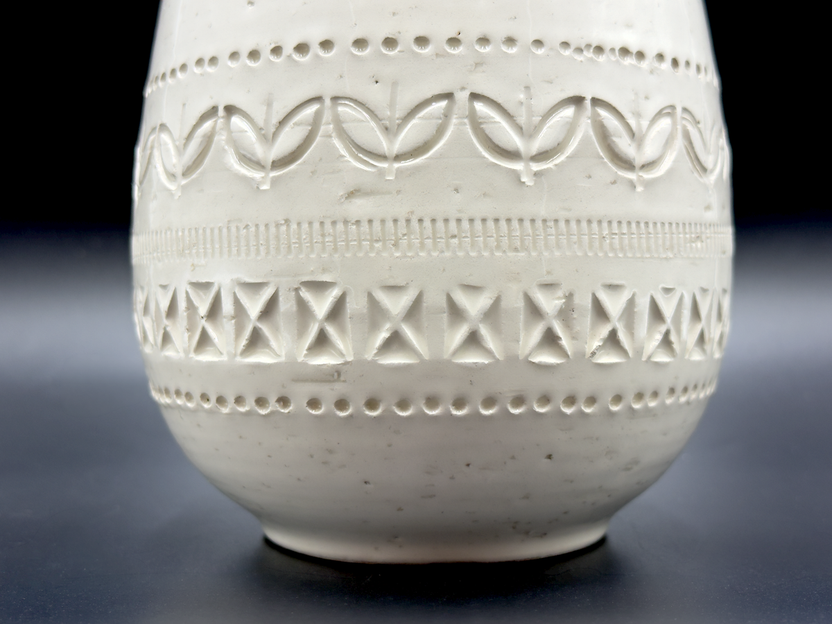 Bitossi (Italy) 'Rimini' in White, 12" Vase *RARE FIND*