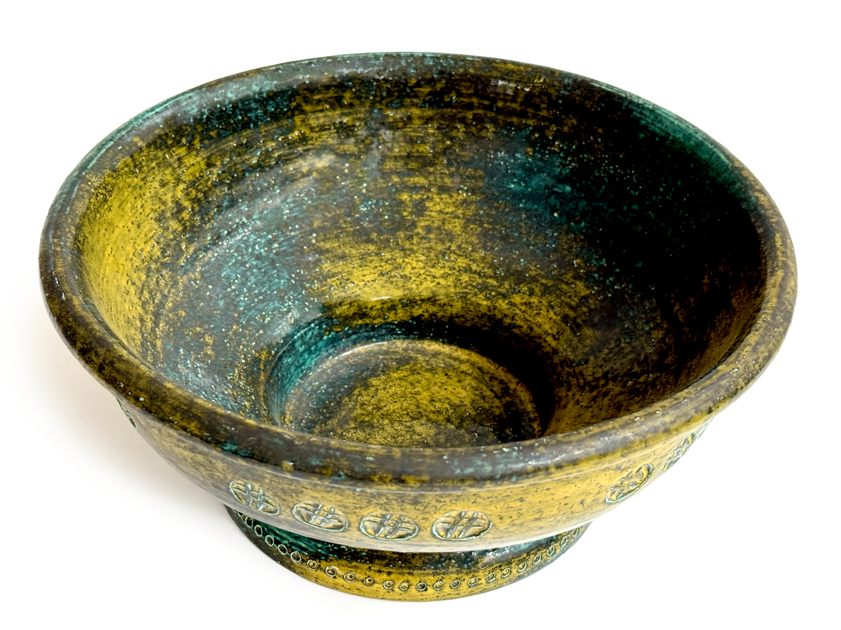 Bitossi (Italy) 'Via Veneto' 11" Round Bowl *RARE FIND*