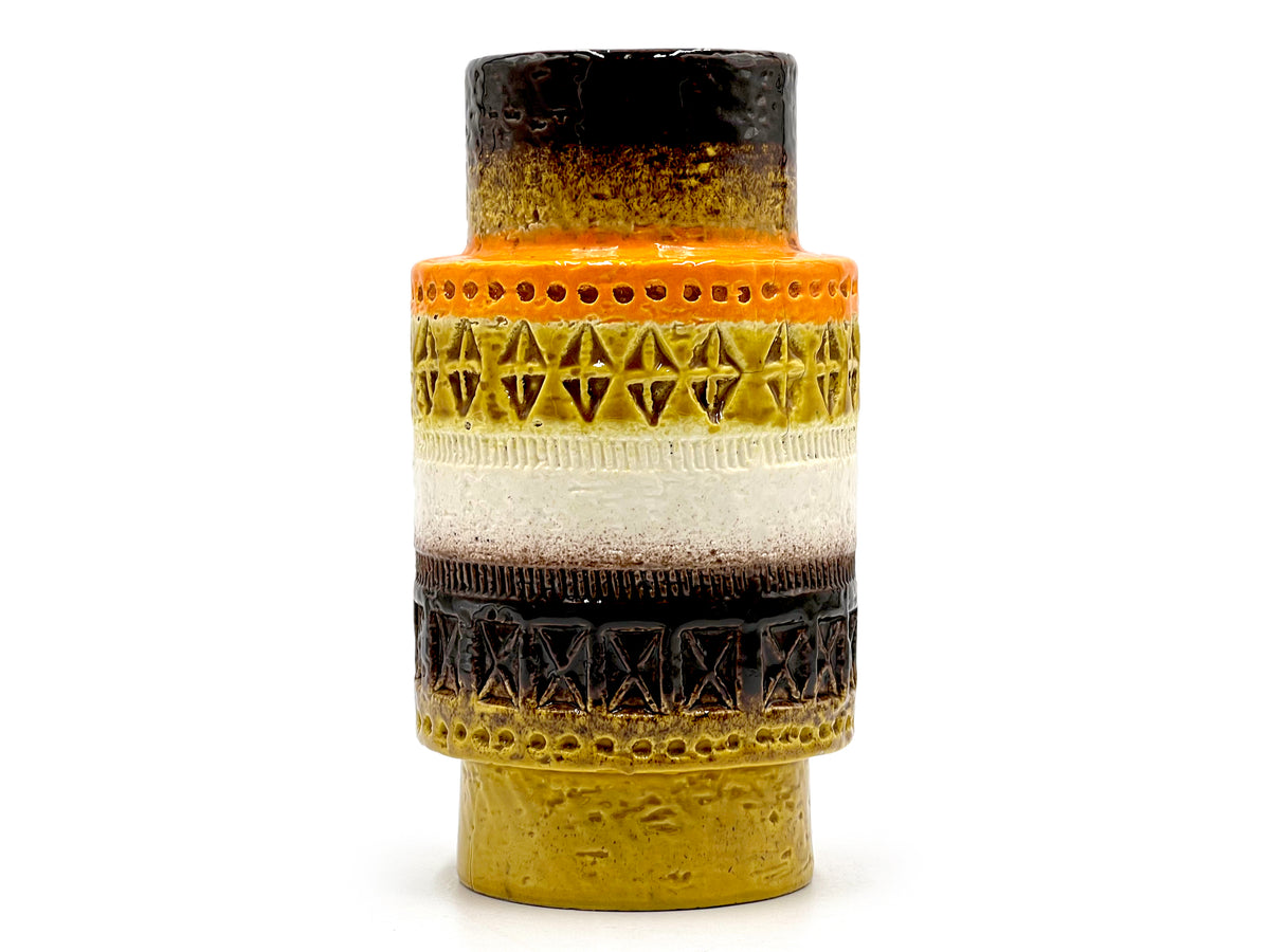 Bitossi (Italy) 'Rimini' in Orange/Brown, 7.5" Vase