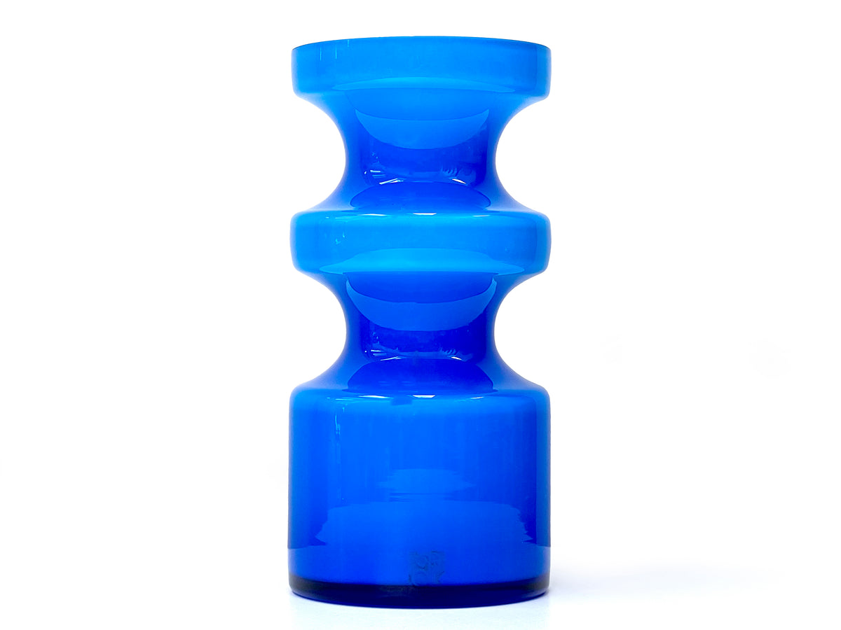Jarrón Alsterfors (Suecia) de 7,5", en azul | Diseñado por Peo Ström