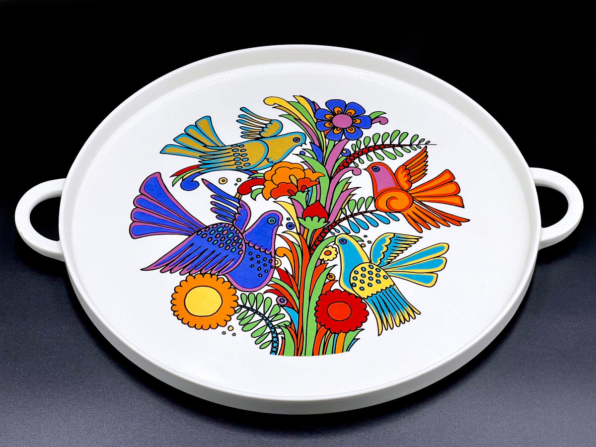 Villeroy &amp; Boch (Luxembourg) Modèle 'Acapulco' #273/2, plateau de service rond de 12 po