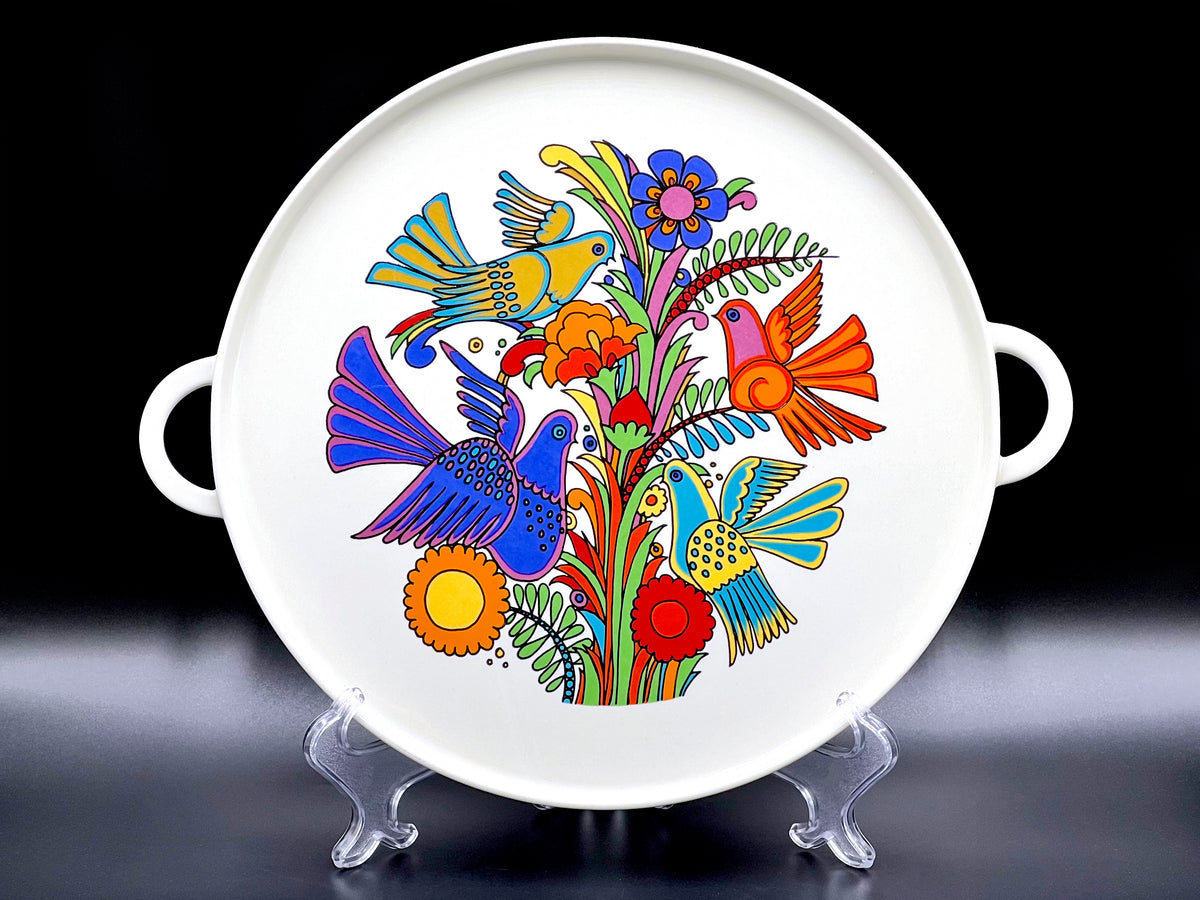 Villeroy &amp; Boch (Luxembourg) Modèle 'Acapulco' #273/2, plateau de service rond de 12 po