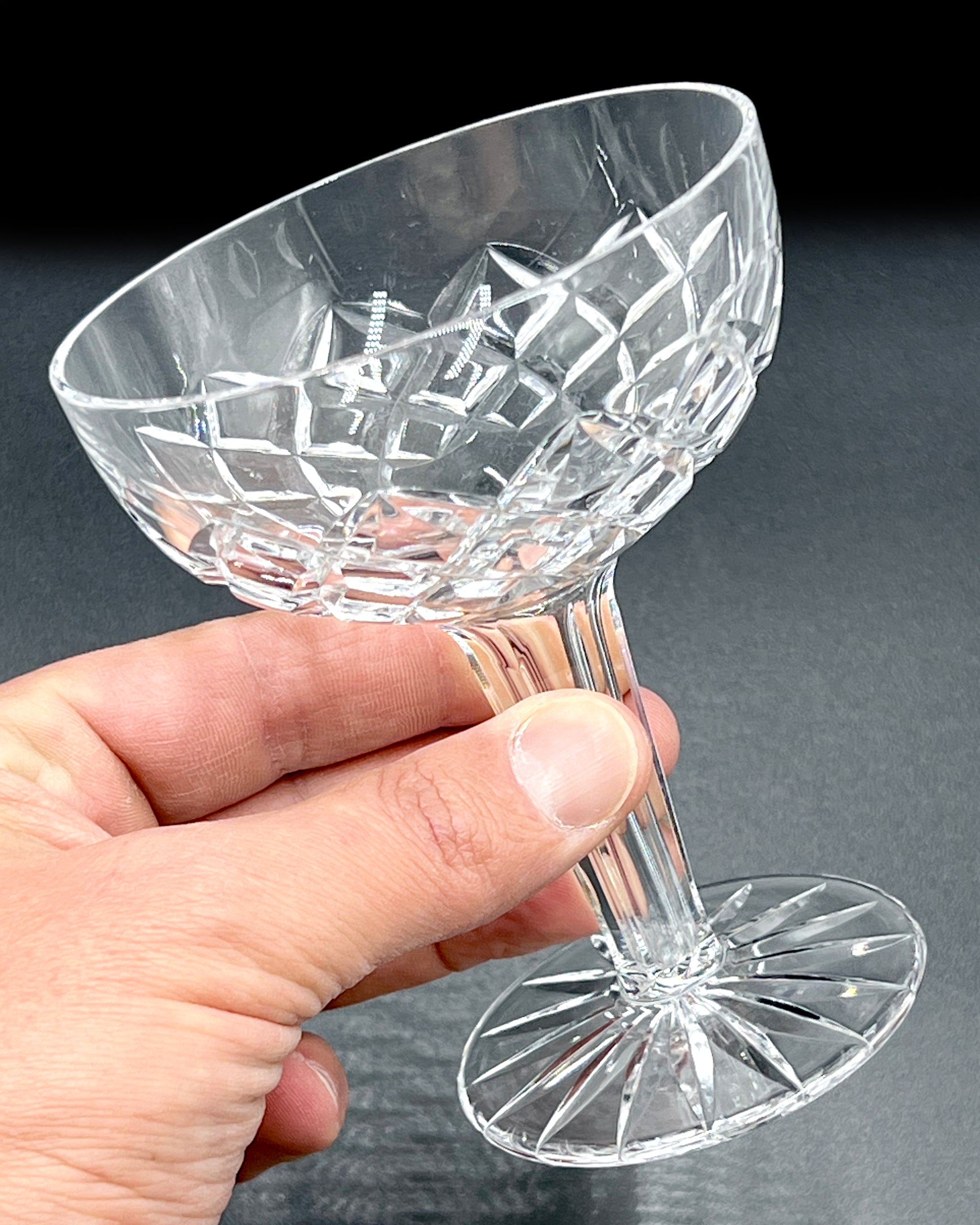 Bohemia Crystal (Czechoslovakia) Hollow-Stem Crystal Champagne